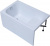 Акриловая ванна Aquanet Seed 110x70 (с каркасом)