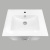 Comforty. Тумба-умывальник Лаура-60-2 подвесная белый глянец с раковиной "Quadro 60"