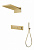 Душевая система скрытого монтажа со смесителем верхним и ручным душем BOHEME FUSION 130-G золото