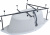 Акриловая ванна Aquanet Capri 170x110 R (с каркасом)
