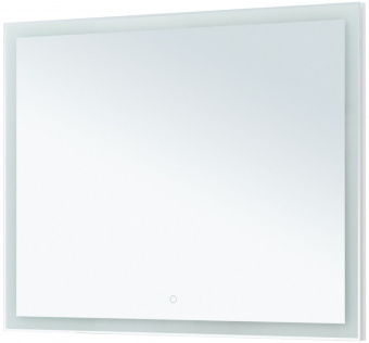 Зеркало Aquanet Гласс 120 белый LED