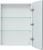 Зеркало-шкаф Aquanet Оптима 60 с LED подсветкой
